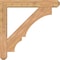 Ekena Millwork Balboa Craftsman Smooth Bracket w/ Offset Brace, Western Red Cedar, 7 1/2"W x 48"D x 48"H BKT0806X48X48BOA04SWR - alternate 2